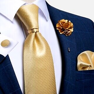 Luxury Solid Gold Plaid—V6