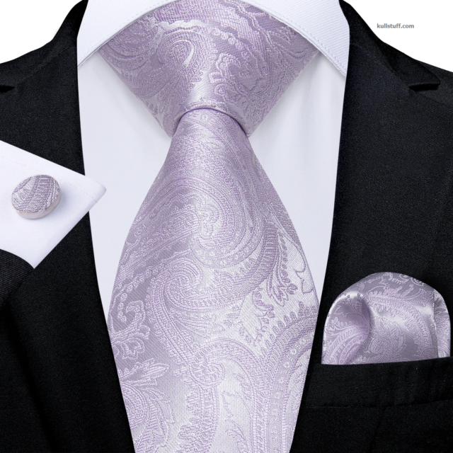 Light Purple-Solid Silk Ties