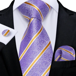 Luxury Purple Yellow Striped