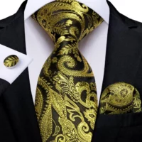 Paisley Gold Brown Black