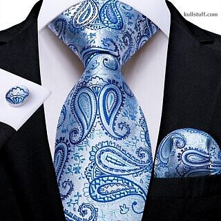 Luxury Blue Paisley