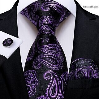 Luxury Purple Paisley