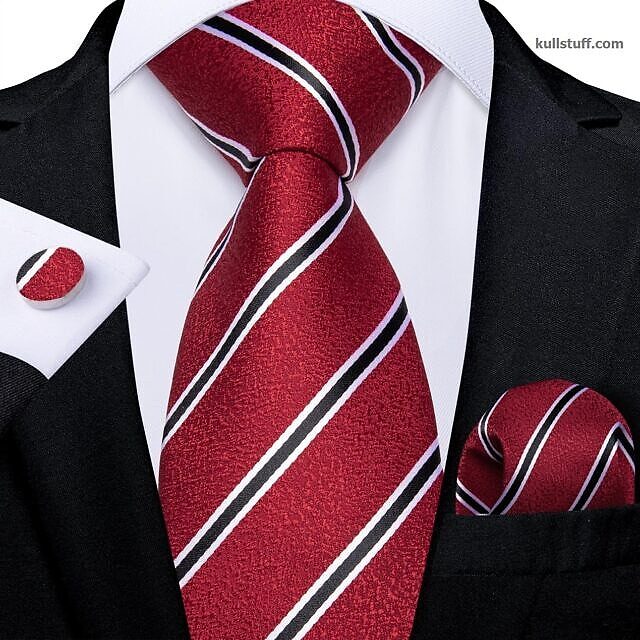 Luxury Red Striped